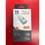 ADATTATORE DA MURO WALL CHARGER 33W - USB E ATTACCO C