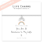BRACCIALETTO LIFECHARM - YOU ARE A RAINBOW IN MY LIFE 