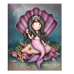 DIARIO NON DATATO IMBOTTITO GORJUSS SANTORO SMALL - MERMAID