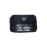 BORSA TRACOLLINA GLITTER GLAM BLACK - TOO GLAM TO GIVE A DAMN