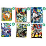 DIARIO SJ ANIMAL BOY DATATO 2024/2025 10 MESI - T-REX OCCHIALI DA SOLE