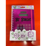 NOTEBOOK SPIRALATO TRI COASTAL CON CALCOLATRICE - BE BRIGHT 