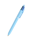 PENNA A SFERA BIC 4 COLORI PASTEL - CELESTE