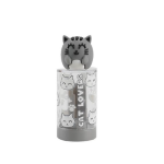 TEMPERAMATITE 1 FORO CON SERBATOIO I-TOTAL - SOGGETTI VARI - GATTO GRIGIO