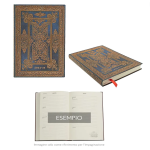 AGENDA 18 MESI PAPERBLANKS 2024/2025 MIDI- BLU LUSSUOSO