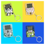 PORTACHIAVI GAME GADGET TINTA UNITA - 4 COLORI