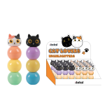 EVIDENZIATORE TRE COLORI I TOTAL - GATTO