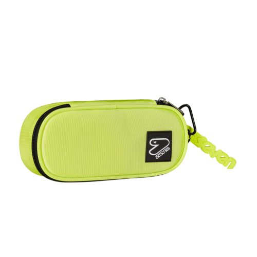 ASTUCCIO OVALE PORTAPENNE SEVEN - TECH LINE GIALLO FLUO