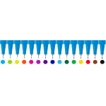 SET DA 15 PENNE LINER 0.4 MM NEON COLORS MITAMA