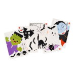 SET 35 ADESIVI ELETTROSTATICI PER FINESTRA - VETROFANIE HALLOWEEN LEGAMI - WINDO WOW