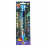 PENNA MULTICOLOR 6 COLORI + TIMBRO- BLU