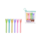 MINI EVIDENZIATORI 6 COLORI PASTELLO BEAR