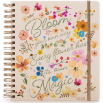 AGENDA 12 MESI 2025 SETTIMANALE E MENSILE TRI-COASTAL- BLOOM YOUR OWN WAY