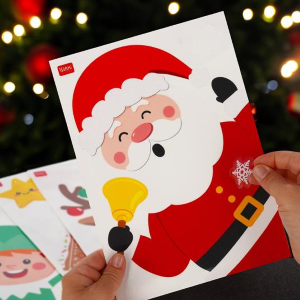 SET DI 70 ADESIVI NATALIZI ELETTROSTATICI PER FINESTRA LEGAMI