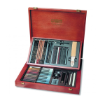 SCATOLA IN LEGNO CON SET GIOCONDA COMPLETO KOH I NOOR