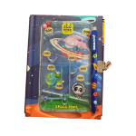 DIARIO SEGRETO TINTA UNITA CON PENNA CANCELLABILE + SPACE GAME 