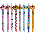 PENNA CANCELLABILE CLIC CLAC TINTA UNITA ZOO - GIRAFFA VESTITA DA UNICORNO