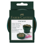 SCODELLINO PER ACQUA RICHIUDIBILE FABER-CASTELL - CLIC&GO VERDE