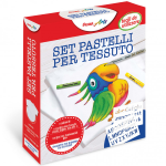 SET PENTEL ARTS PASTELLI PER TESSUTO FABRIC FUN - MAGLIETTA+STENCIL+PASTELLI