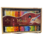SCATOLA IN LEGNO MATITE MULTICOLORE MAGIC KOH-I-NOOR CON MINA 3,8 A 3 TINTE 