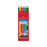 MATITE COLORATE CANCELLABILI FABER-CASTELL GRIP - 10PZ