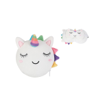 CUSCINO DA VIAGGIO CON MASCHERINA I TOTAL - UNICORNO
