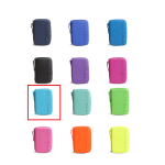 ASTUCCIO RIGIDO 1 ZIP ONE TIME TINTA UNITA - AZZURRO