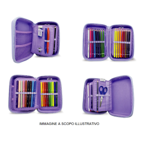 ASTUCCIO RIGIDO 1 ZIP ONE TIME TINTA UNITA - ROSA CIPRIA