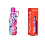 BORRACCIA IN ACCIAIO INOX SEVEN DA 0,5 L - CUORI