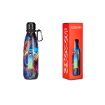 BORRACCIA IN ACCIAIO INOX SEVEN DA 0,5 L - CUFFIE MULTICOLOR