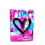 DIARIO AGENDA SEVEN GIRL DATATO STANDARD 2025/26 12 MESI - HEART 