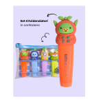 SET 4 EVIDENZIATORI TINTA UNITA FRUIT COLLECTION