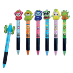 PENNA CANCELLABILE TWIST TINTA UNITA FRUIT COLLECTION CON TOPPER 