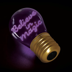 LAMPADA DA TAVOLO LEGAMI A FORMA DI LAMPADINA - BULB FICTION 