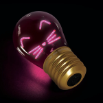LAMPADA DA TAVOLO LEGAMI A FORMA DI LAMPADINA - BULB FICTION 