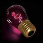 LAMPADA DA TAVOLO LEGAMI A FORMA DI LAMPADINA - BULB FICTION 