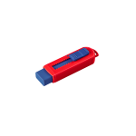 GOMMA CON CURSORE DI SCORRIMENTO STAEDTLER - ROSSO/BLU