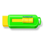 GOMMA CON CURSORE DI SCORRIMENTO STAEDTLER - VERDE/GIALLO