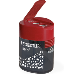 TEMPERAMATITE NORIS CON SERBATOIO 2 FORI STAEDTLER - NERO/ROSSO