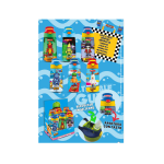 BORRACCIA TERMICA CON BECCUCCIO STUMBLE GUYS TINTA UNITA 500 ML - BLUE SENSEI