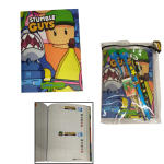 DIARIO DATATO STUMBLE GUY 2025/26 CON ACCESSORI- MR STUMBLE