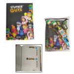 DIARIO DATATO STUMBLE GUY 2025/26 CON ACCESSORI - PERSONAGGI SU SFONDO NERO