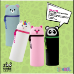 ASTUCCIO VERTICALE IN SILICONE TINTA UNITA - PANDA