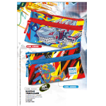 ASTUCCIO BUSTA TRIANGOLARE 2 ZIP TINTAUNITA YOUNG BOY - SHARK ROBOT