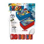 ASTUCCIO ORGANIZZATO 3 ZIP TINTA UNITA YOUNG - DINO ROBOT