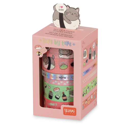 TAPE BY TAPE - SET 5 NASTRI ADESIVI DI CARTA LEGAMI