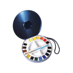 TRAVEL SET 18 ½ GODET ACQUERELLI AQUAFINE + PENNELLO DALER ROWNEY