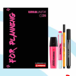 DIARIO STANDARD TINTA UNITA + STABILO 2025/2026 - CON ASTUCCIO E ACCESSORI - FOR PLANNING