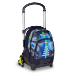 ZAINO TROLLEY SEVEN FLEX 3 RUOTE - WRITE DOWN BLU