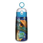 BORRACCIA DA 460 ML IN ACCIAIO SJ GANG - DRAGO ARANCIO